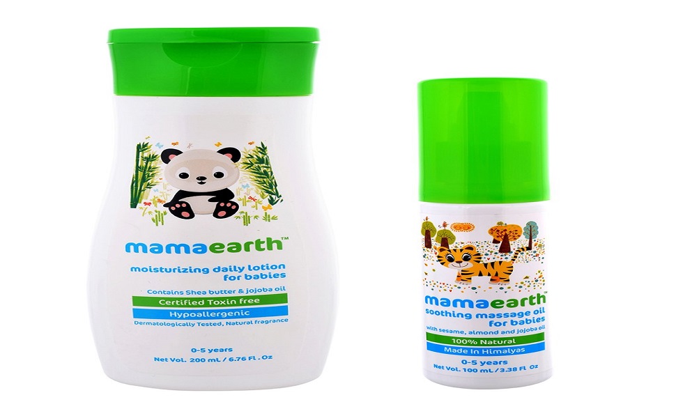 Buy Mamaearth Pack of 2, Soothing Baby Massage 100ml & Mamaearth Daily