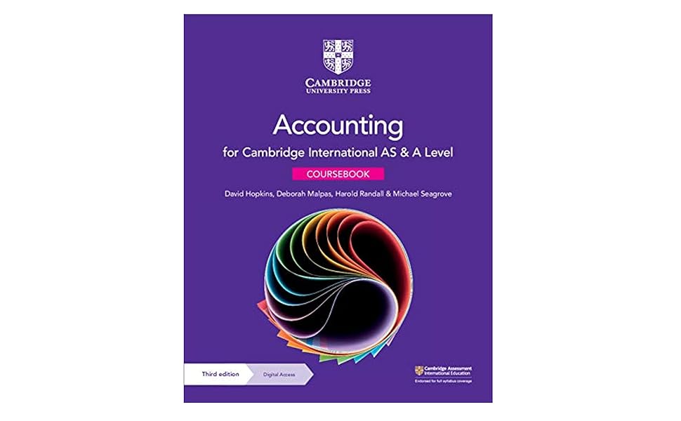 Cambridge International AS & A Level Accounting Coursebook
