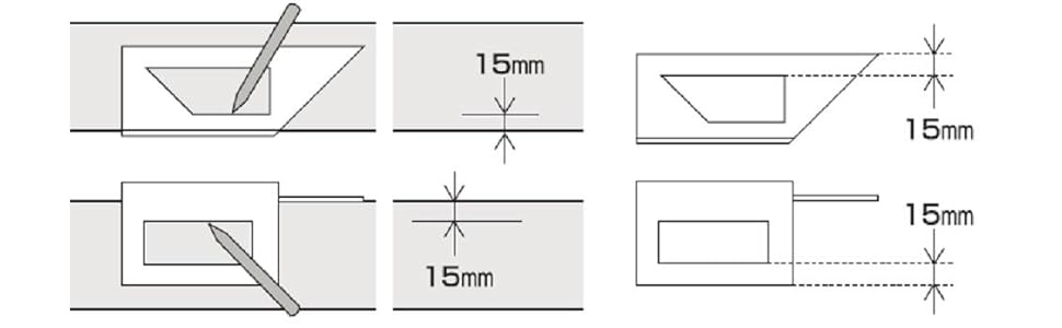 Shinwa Rules 62112 Pause Type Ruler, Polycarbonate