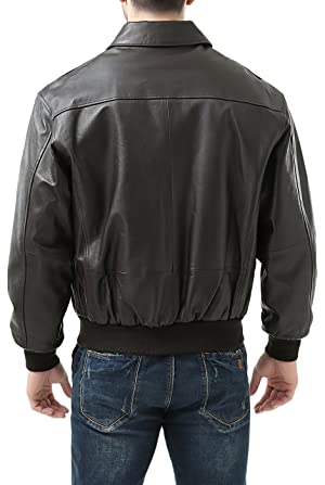 American Basics　レザーフライトジャケット　A-2 本革ボンバー n1045ft1.jpg