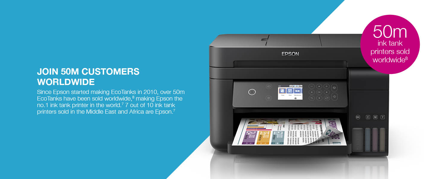 Epson Ecotank L6170 3In1 Wireless Printer With Epson'S Integrated