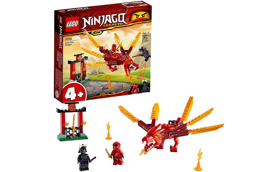 LEGO® NINJAGO® Legacy Kai’s Fire Dragon 71701 Building Kit (81 Pieces ...