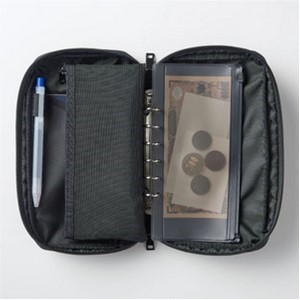 Amazon.co.jp: 無印良品 パスポートケース用リフィル 黒 縦20×横10cm