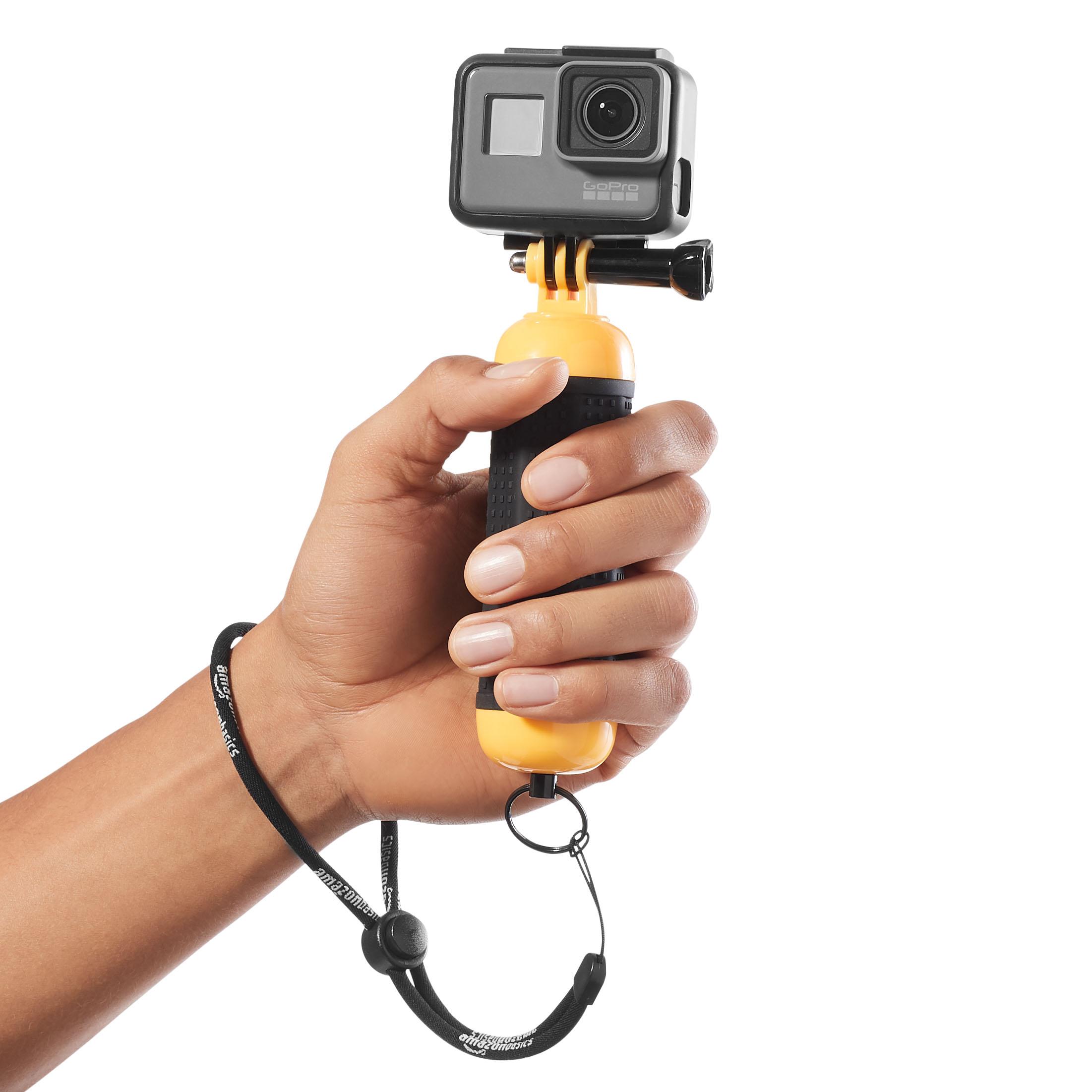 AmazonBasics Floating Waterproof GoPro Mount Hand Grip Handle 2.5 x 1