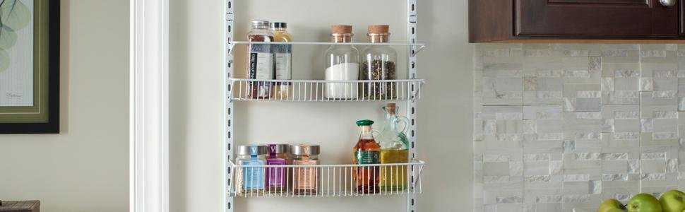 Closetmaid 8 Tier Adjustable Rack 12 Wide White 195 5 Cm X 13 2