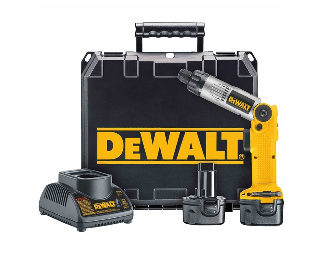 DEWALT DW920K2 1/4Inch 7.2Volt Cordless TwoPosition Screwdriver Kit