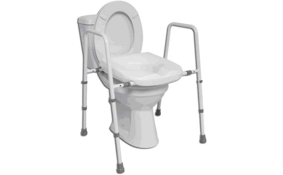 NRS Healthcare M11089 Mowbray Toilet Seat and Frame Free Standing