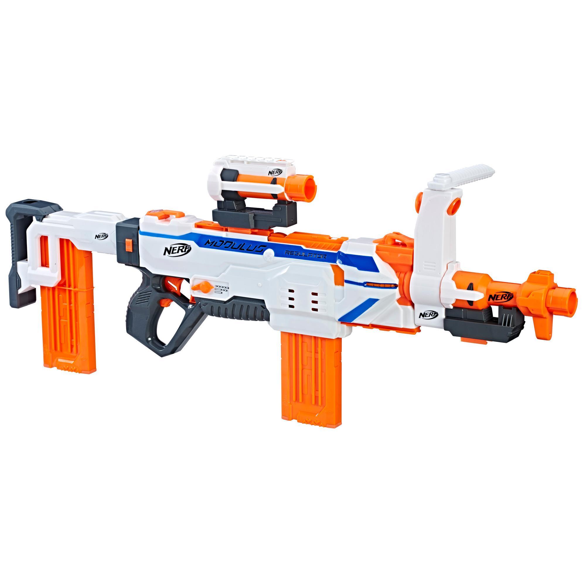 Buy Nerf Modulus Regulator Motorized Blaster, 3 Firing Modes, 2 Barrel