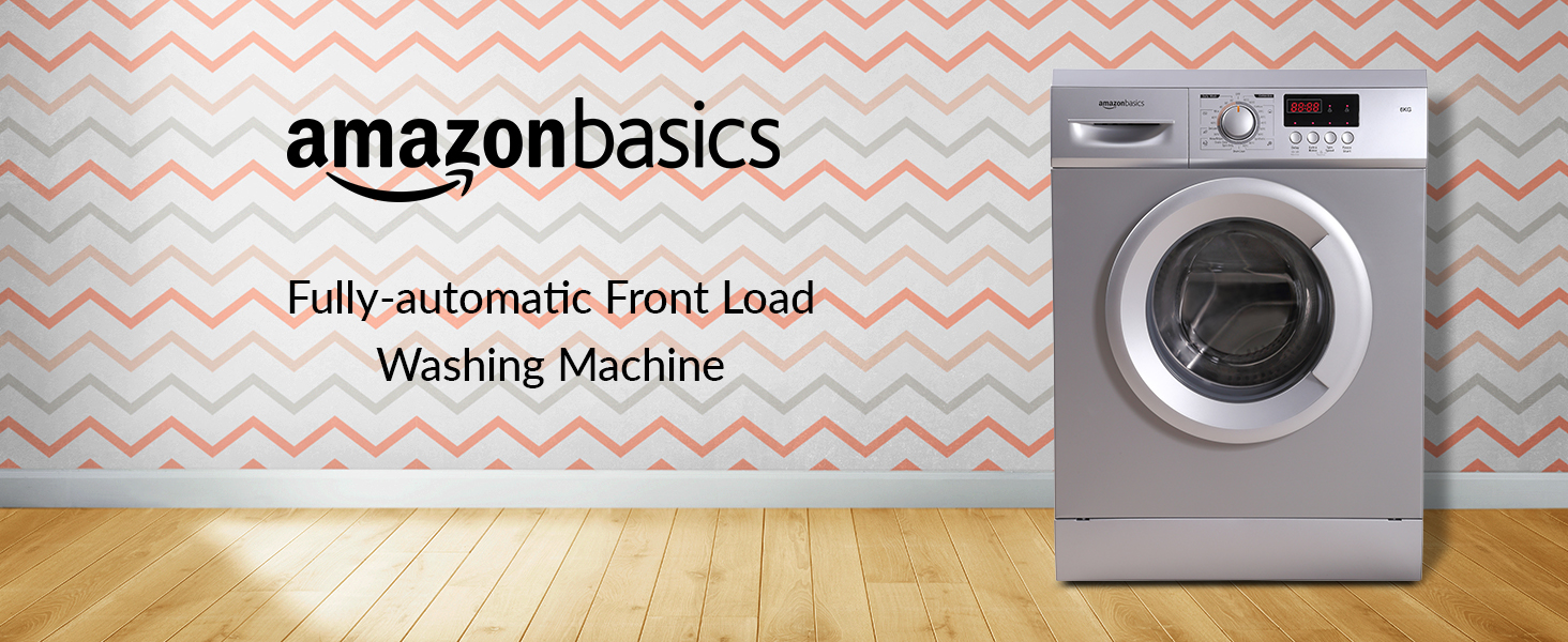 AmazonBasics 6 kg FullyAutomatic Front Load Washing Machine (Grey
