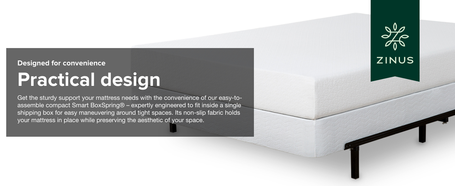 Zinus 5 Inch Low Profile Smart Box Spring / Mattress Foundation