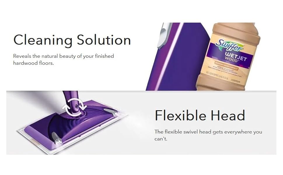 Swiffer WetJet Wood Floor Mopping and Cleaning Starter Kit