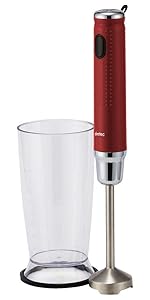dretec(ドリテック) ハンドブレンダー フードプロセッサー ミキサー マルチブレンダー 離乳食 調理 時短 スムージーメーカー おしゃれ HM-802RD( 2zzhgl6 Amazon | dretec(ドリテック) ハンドブレンダー フード
