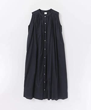 2024年夏美品❣️45R コットンノースリーブワンピース CHANEL(シャネル) レースボーダーノースリーブワンピース