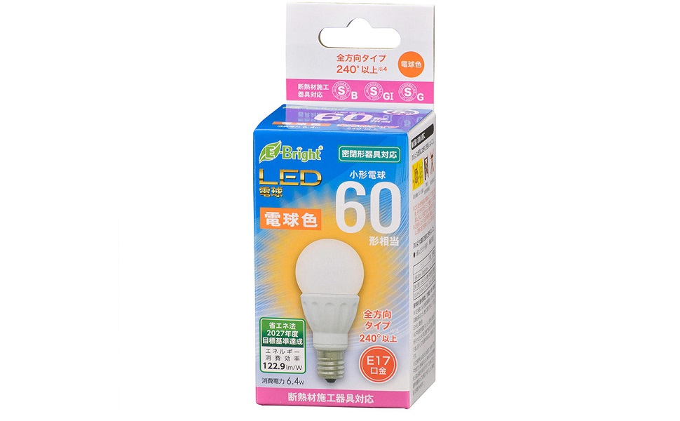 【56個】　OHM LDA2L-G-E17 IS51 LED電球 OHM オーム電機 LDA2L-G-E17 IS51 LED電球 (小形 E17 25形相当