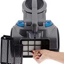 Amazon Basics Aspirateur multicyclonique, filtration haute efficacité, pour sols durs et tapis, filtre HEPA, 700 W, 2,5 L