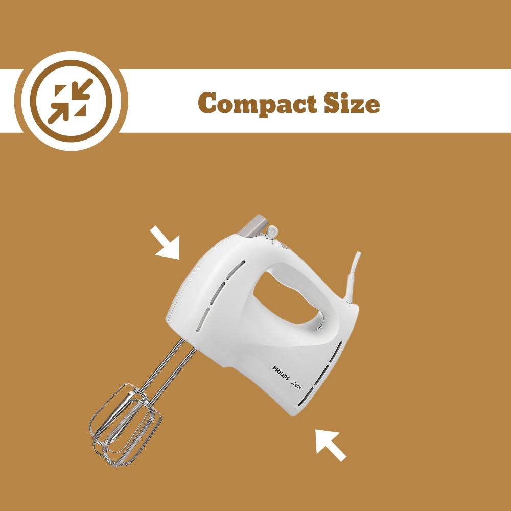 Buy Philips Daily Collection HR1459 300Watt Hand Mixer (White and