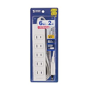 【未開封】雷ガードタップ 2P 6個口 1m 10点セット サンワプライ Amazon.co.jp: サンワサプライ(Sanwa Supply) 雷ガードタップ(2P