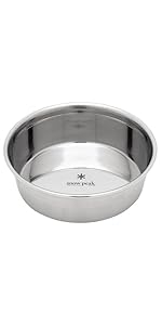 snow peak スノーピーク ドッグコット ＆ フードボウル Mサイズ snpk-bowl-l01.jpg