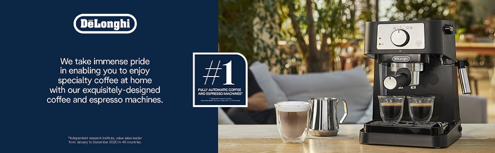 DeLonghi EC260 Coffee Maker, 1100 Watts - Black