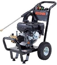 工進　エンジン式 高圧 洗浄機 14MPa 据置タイプ JCE-1408U Amazon | 【セット品】工進(KOSHIN) エンジン式高圧洗浄機 JCE