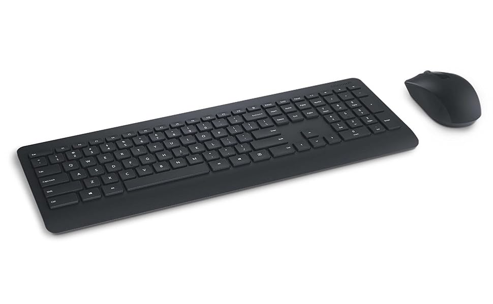 Microsoft Wireless Desktop Keyboard & Mouse 900 USB Port, English and