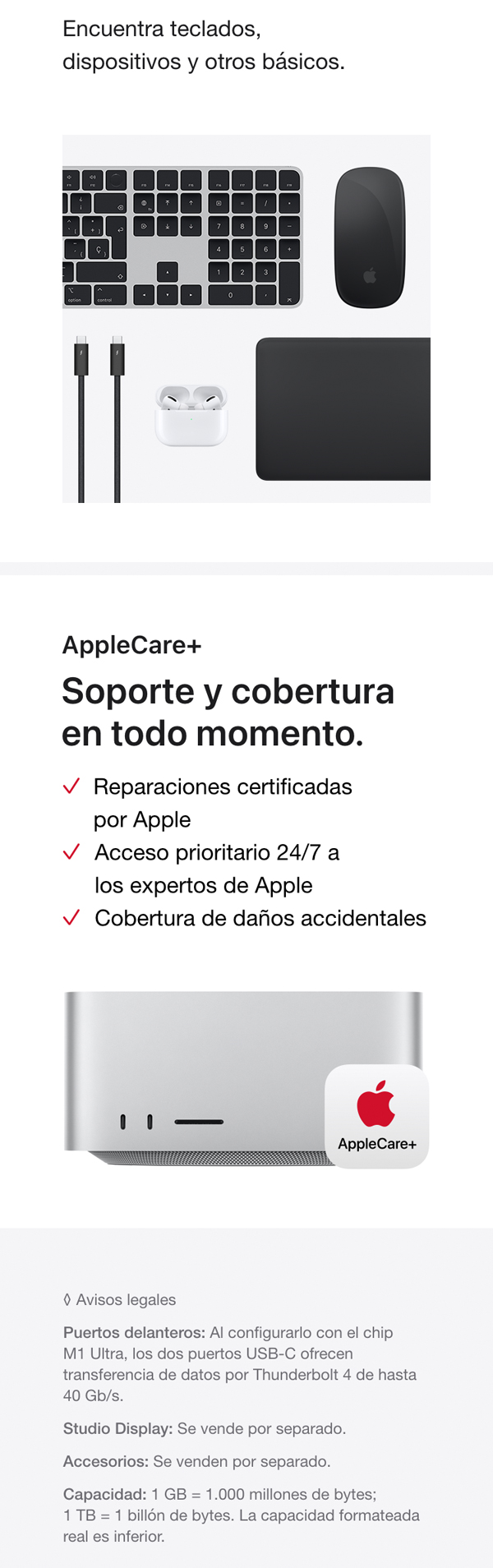 2022 Apple Mac Studio (Chip M1 MAX de Apple con CPU de Diez