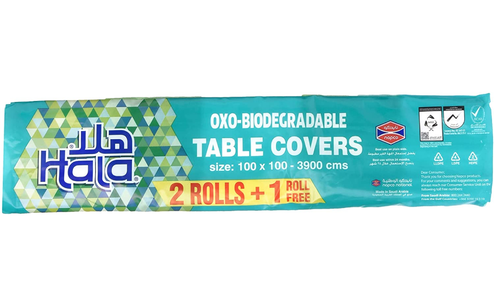Hala Table Covers OXO , 2 + 1 Mattress Table Rolls