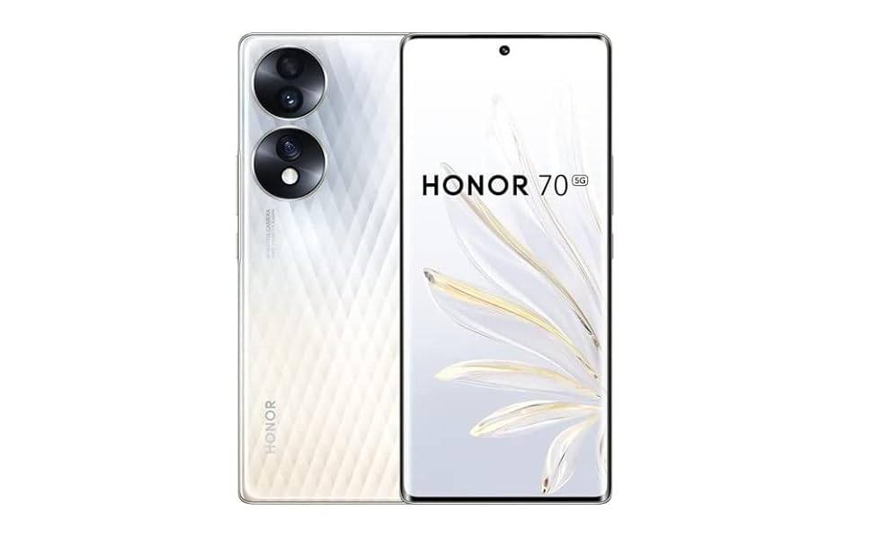 Honor 70 8GB RAM 256GB -Crystal Silver: Buy Online at Best Price in ...