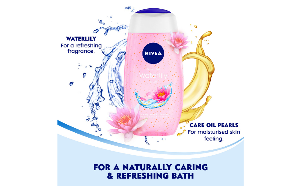 Buy NIVEA Waterlily and oil 125 ml Body Wash Shower Gel with Scent of Waterlily and Care Oil