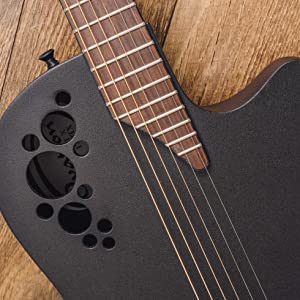 Ovation Elite T 1778TX Acoustic-electric Guitar, Black