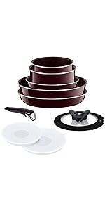 Amazon｜ティファール 鍋 フライパン 6点 セット 着脱式取っ手