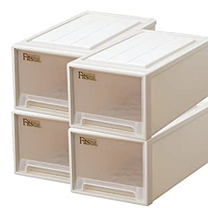 Amazon｜Fits フィッツケース 衣装ケース まとめ買い4個セット