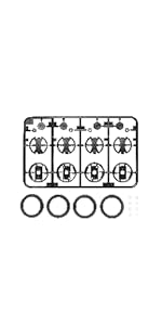 タミヤ グレードアップ No.387 GP.387大径ワンウェイホイール (オフセットトレッドタイヤ付) 2mvetro mini4t-15387.jpg