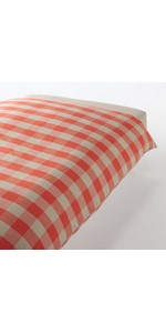 無印良品　シングル掛ふとんカバー　チェック２枚セット 楽天市場】【無印良品 公式】【シングル】綿フランネル掛ふとん