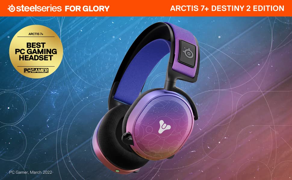 ヘッドホン SteelSeries Arctis 7+ Destiny 2 SteelSeries Arctis 7+ Destiny 2 Lightfall Edition Wireless