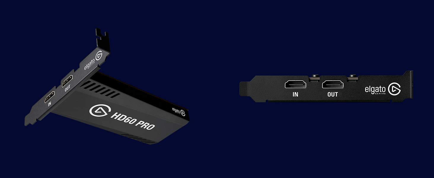 Elgato HD60 Pro Capture Card, 1080p 60 Capture and Passthrough, PCIe