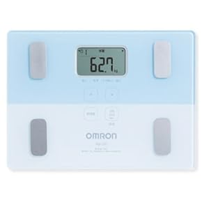 Amazon | オムロン体重体組成計 ブルー HBF-225-B | Omron
