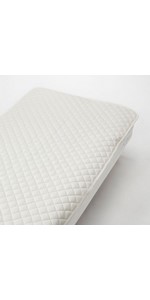 無印良品 掛けふとんカバー 綿高密度織 オフ白 シングルと枕カバーの