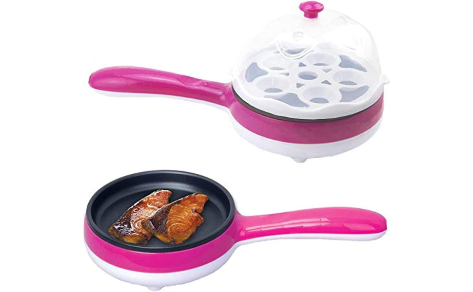 Egg Cooker 7 Egg Volume Electric Skillet for Eggs Poached, multicolor