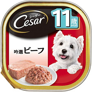 ペットフード　シーザー缶　詰め合わせセット　11歳以上 Amazon.co.jp: シーザー 11歳からのシーザー 吟撰ビーフ