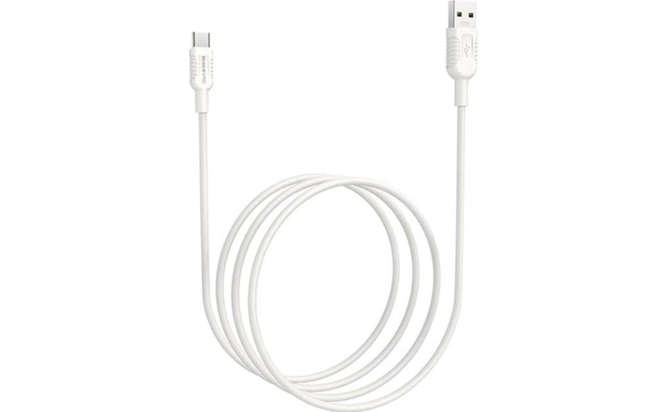 BOROFONE BX33 Type-C 5A Billow flash charging data cable - White: Buy ...