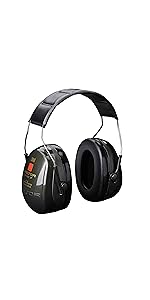 3M, Optime III H540P3-413-SV, orejeras industriales anti ruidos para cascos  P3E, cascos protectores para los oídos, auriculares de espuma, tapones