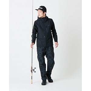 美品 シマノ DSエクスプローラー レインパンツ ナイロン雨具迷彩