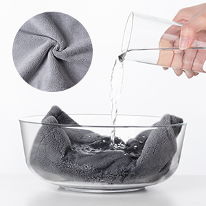 Microfiber Hair Towel,Hicober 3 Packs Hair Turbans for Wet Hair, Drying Hair Wrap Towels