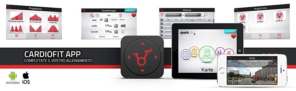 cyclette collegabile ad app