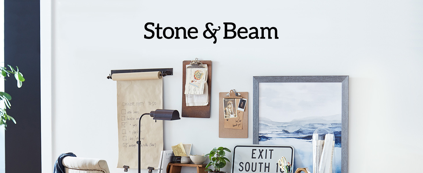 Amazon Brand Stone & Beam 5Shelf Bookcase, Weathered Oak