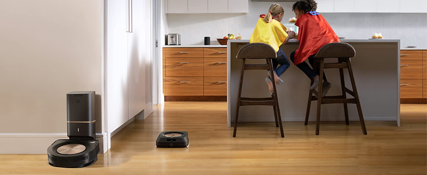 iRobot® Roomba® s9+ (9550) Robot Vacuum & Braava Jet® m6 (6102) Robot