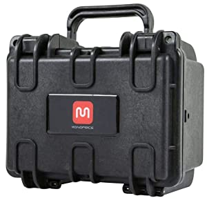 Monoprice Weatherproof / Shockproof Hard Case - Black IP67 level dust and water protection