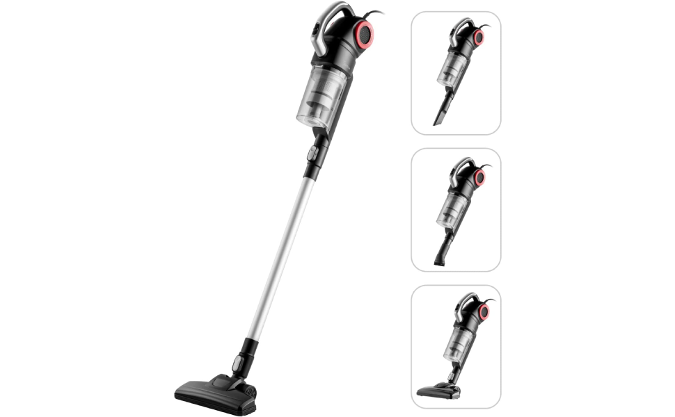 Midea 2in1 Light Weight Corded Upright Vacuum Cleaner, 450W Powerful