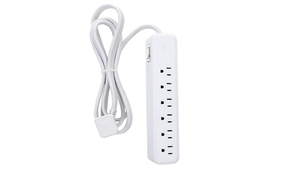 Globe Electric Designer Series 6ft 6Outlet Power Strip